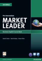 Market Leader. Pre-Intermediate Coursebook (with DVD-ROM incl. Class Audio)