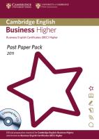 Cambridge English: Business Higher 2011 (BEC Higher)