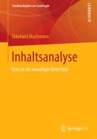 Inhaltsanalyse