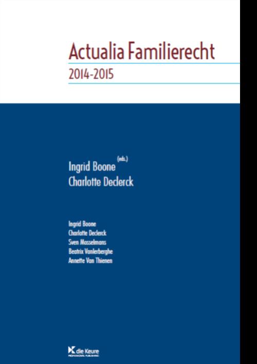 Actualia familierecht 2014-2015