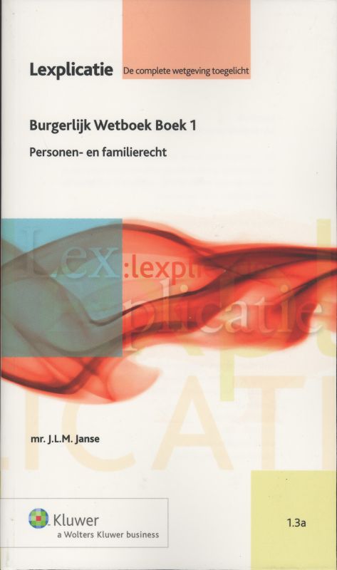 Burgerlijk Wetboek / Boek 1 (Ebook)