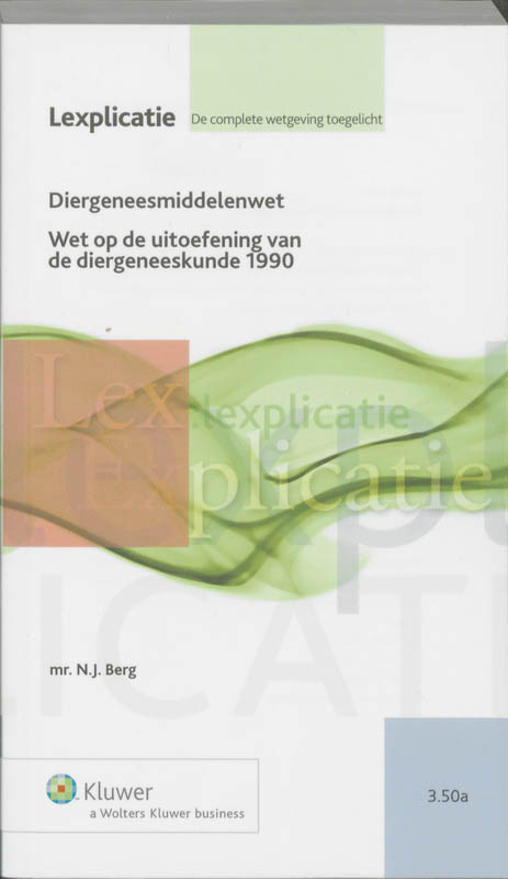 Diergeneesmiddelenwet (Ebook)