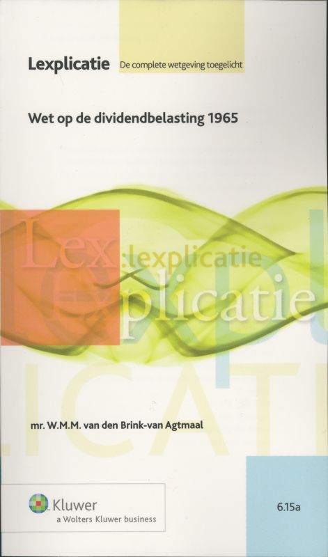 Wet op de dividendbelasting 1965 (Ebook)