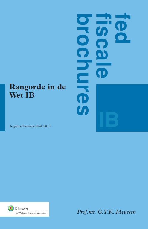 Rangorde in de wet IB (Ebook)