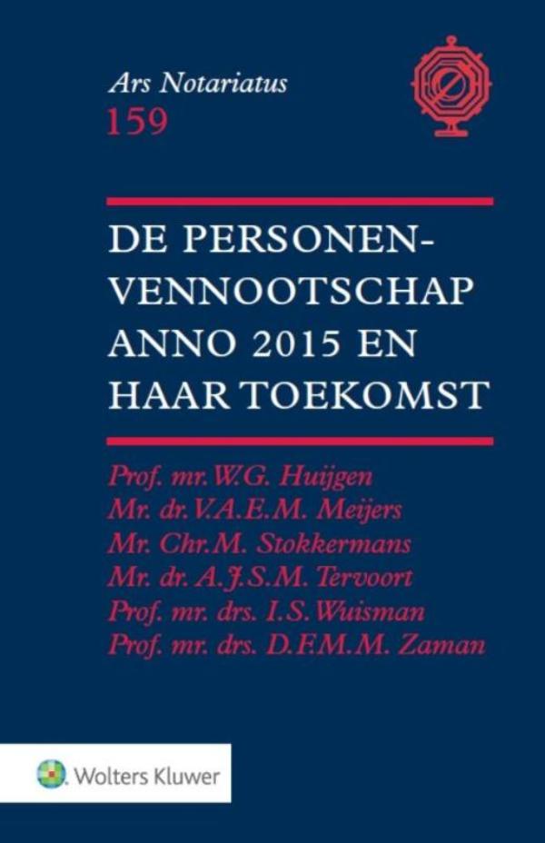 De personenvennootschap anno 2015 en haar toekomst (Ebook)