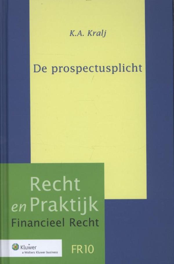 De Prospectusplicht (Ebook)