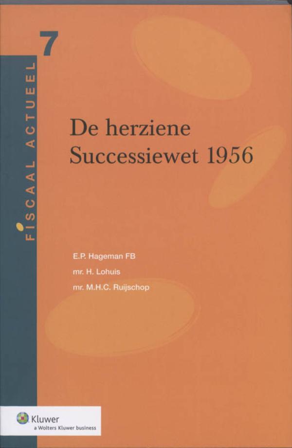 De herziene Successiewet 1956 (Ebook)