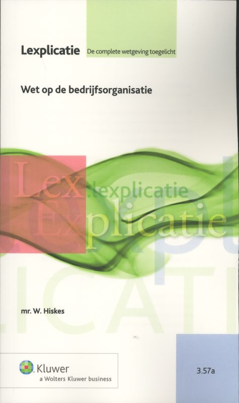 wet op de bedrijfaorganisatie (Ebook)