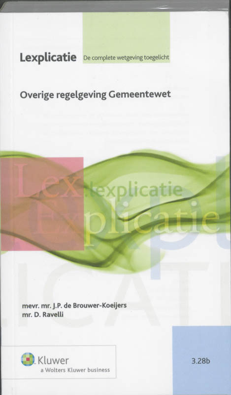 Overige regelgeving Gemeentewet (Ebook)