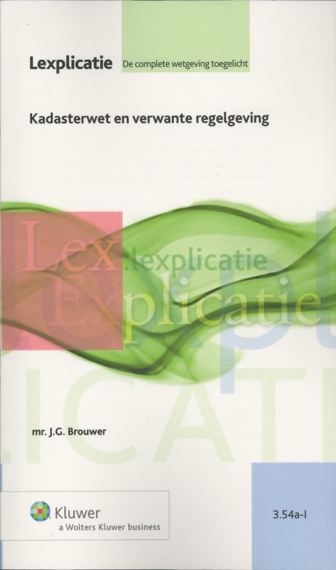 Kadasterwet en verwante regelgeving (Ebook)