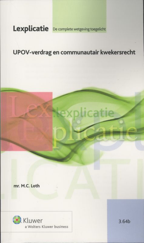 UPOV-verdrag en Communautair kwekersrecht (Ebook)