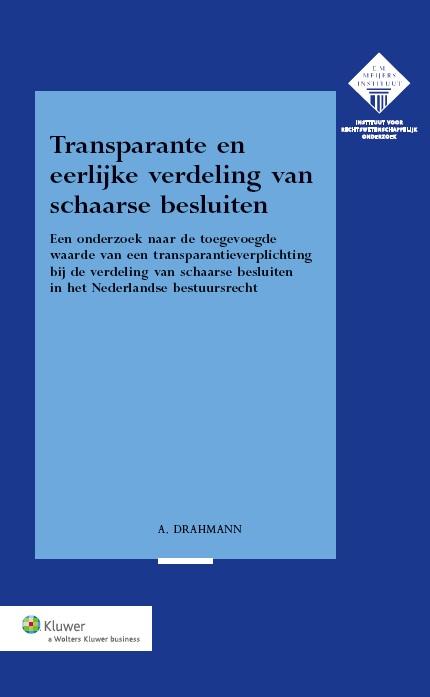 Transparante en eerlijke verdeling van schaarse besluiten (Ebook)