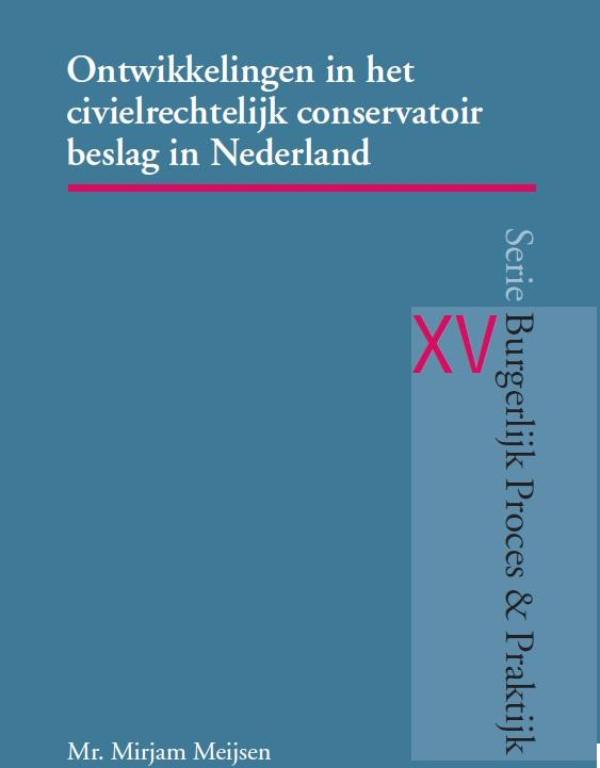 Ontwikkelingen in het civielrechtelijk conservatoir beslag in Nederland (Ebook)