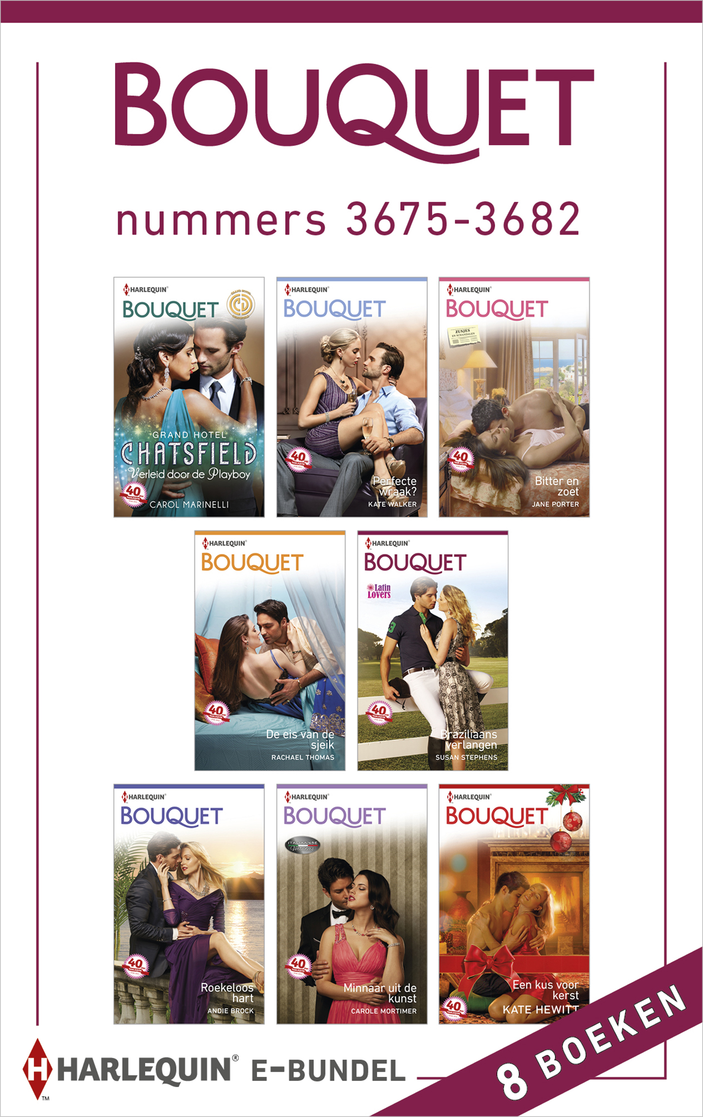 Bouquet e-bundel nummers 3675-3682 (8-in-1) (Ebook)