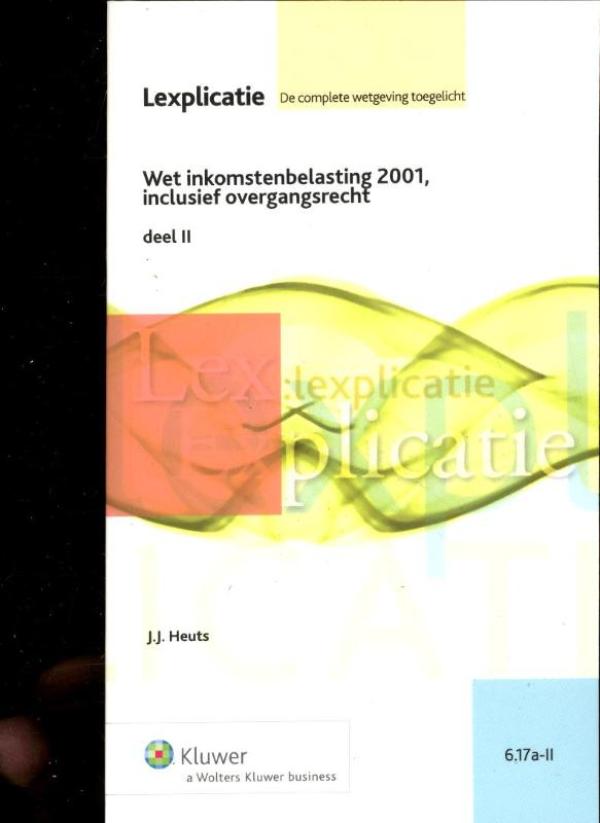 Wet inkomstenbelasting 2001 inclusief overgangsrecht / 2 (Ebook)