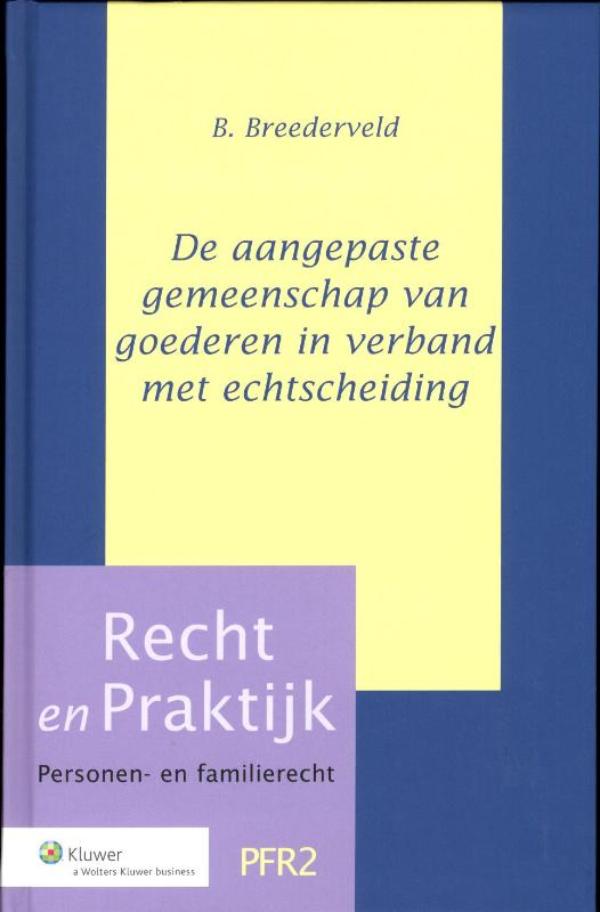 De aangepaste gemeenschap van goederen in verband met echtscheiding (Ebook)