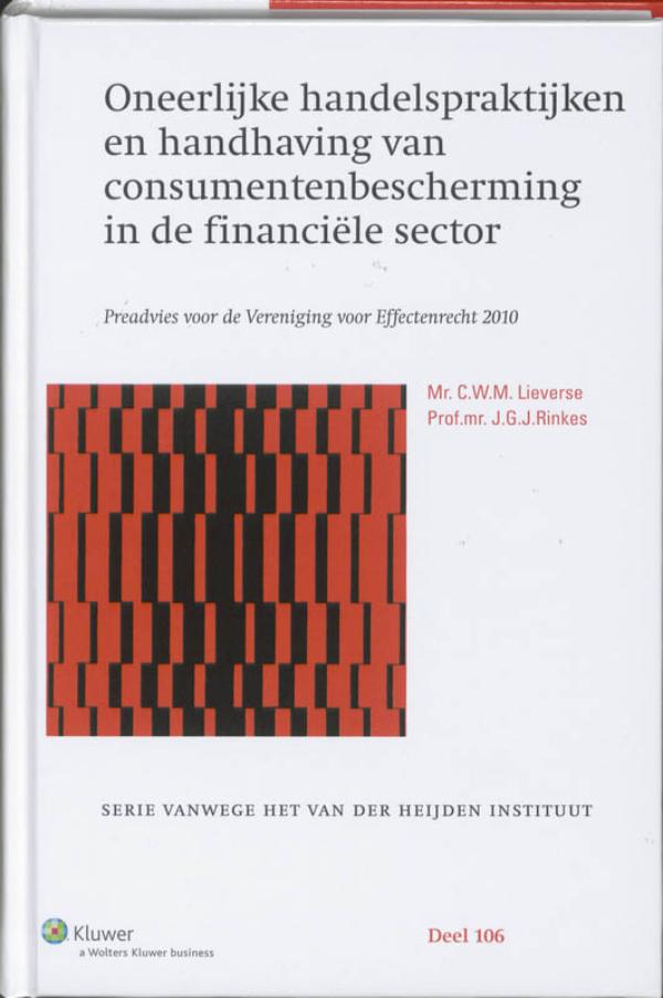 Oneerlijke handelspraktijken en handhaving van de consumentenbescherming in de financiele sector (Ebook)