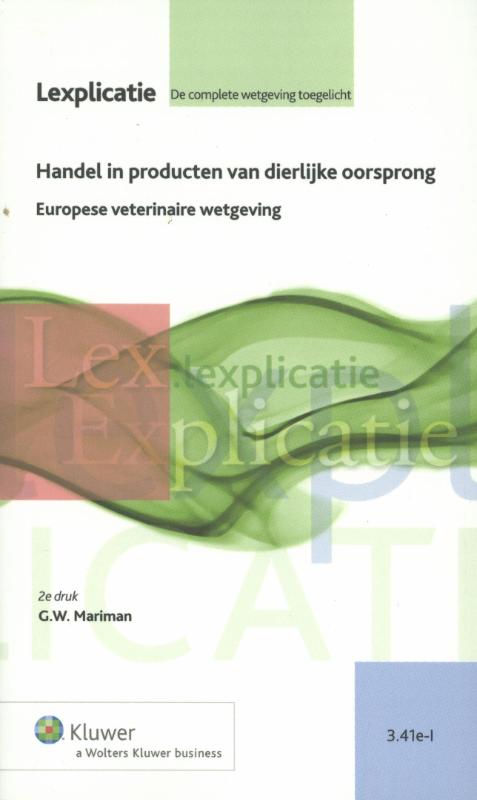 Handel in producten van dierlijke oorsprong (Ebook)