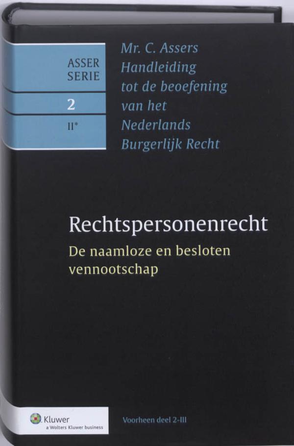 Asser / 2-II de rechtspersoon (Ebook)