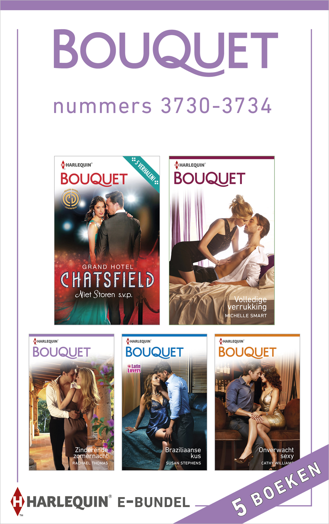 Bouquet e-bundel nummers 3730-3734 (5-in-1) (Ebook)