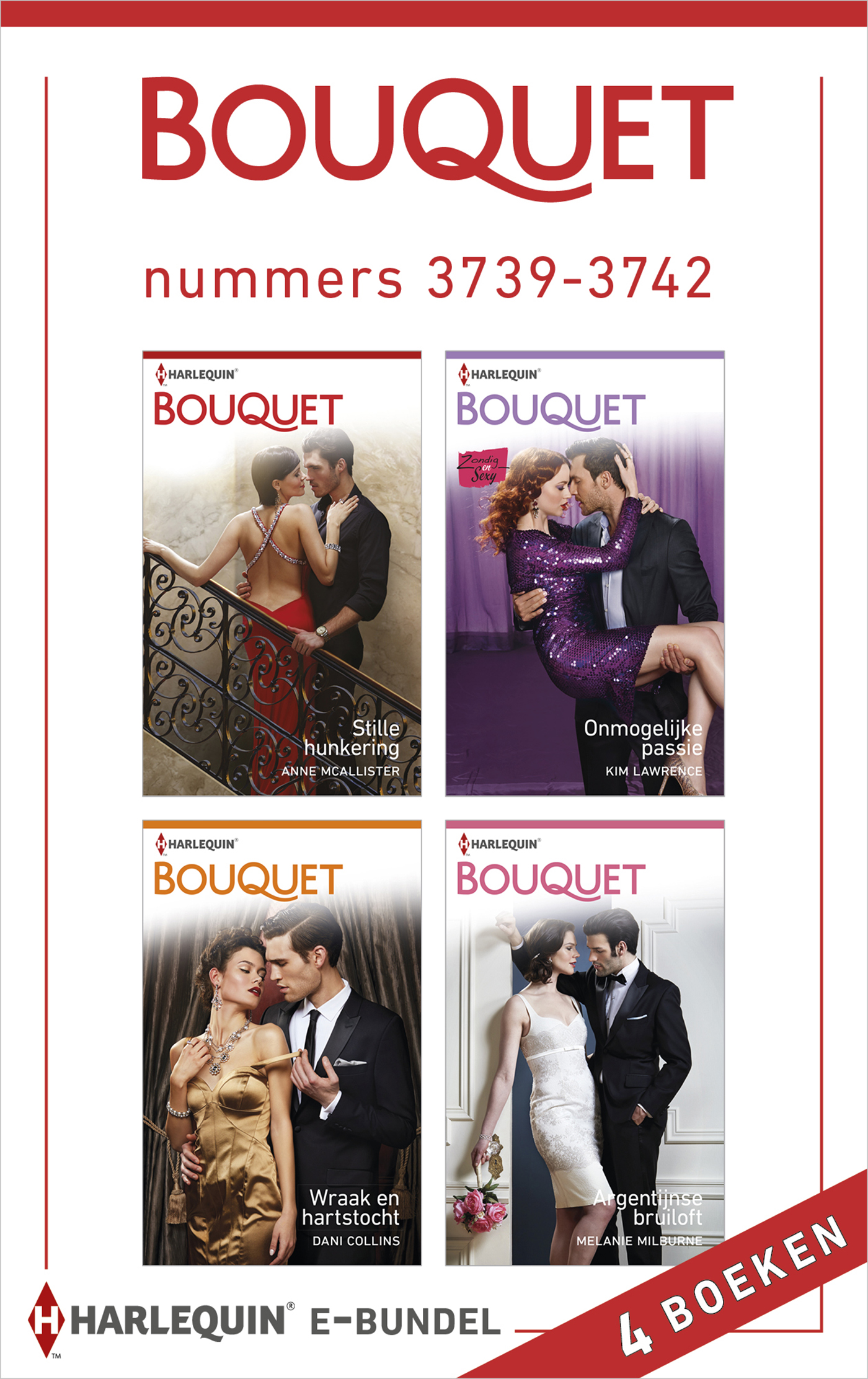 Bouquet e-bundel nummers 3739-3742 (4-in-1) (Ebook)