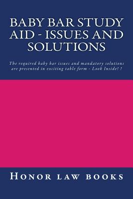 Baby Bar Study Aid - Issues and Solutions
