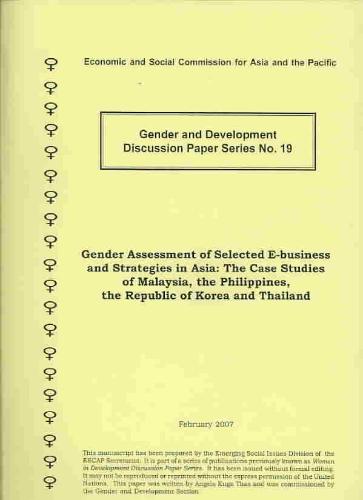 Gender Assessment Of Selected E-Business And Strategies In Asia