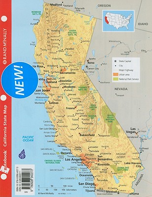 Rand McNally Notebook California State  Map