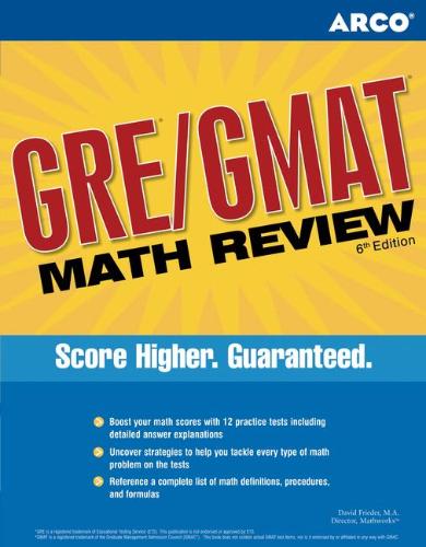 ARCO GRE/GMAT Math Review