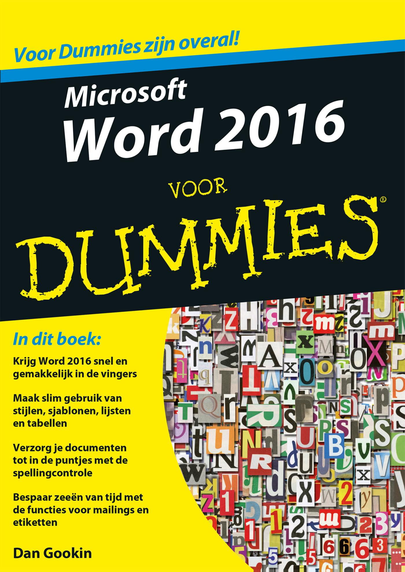 Microsoft Word 2016 voor Dummies (Ebook)