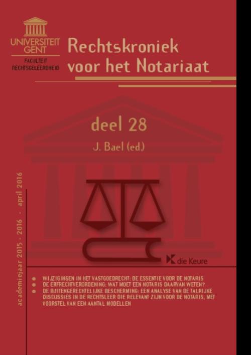 Rechtskroniek voor het Notariaat deel 28