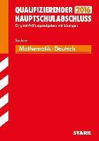 Abschlussprüfung Oberschule Sachsen - Mathematik, Deutsch Qualifizierender Hauptschulabschluss