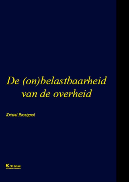 De (on)belastbaarheid van de overheid