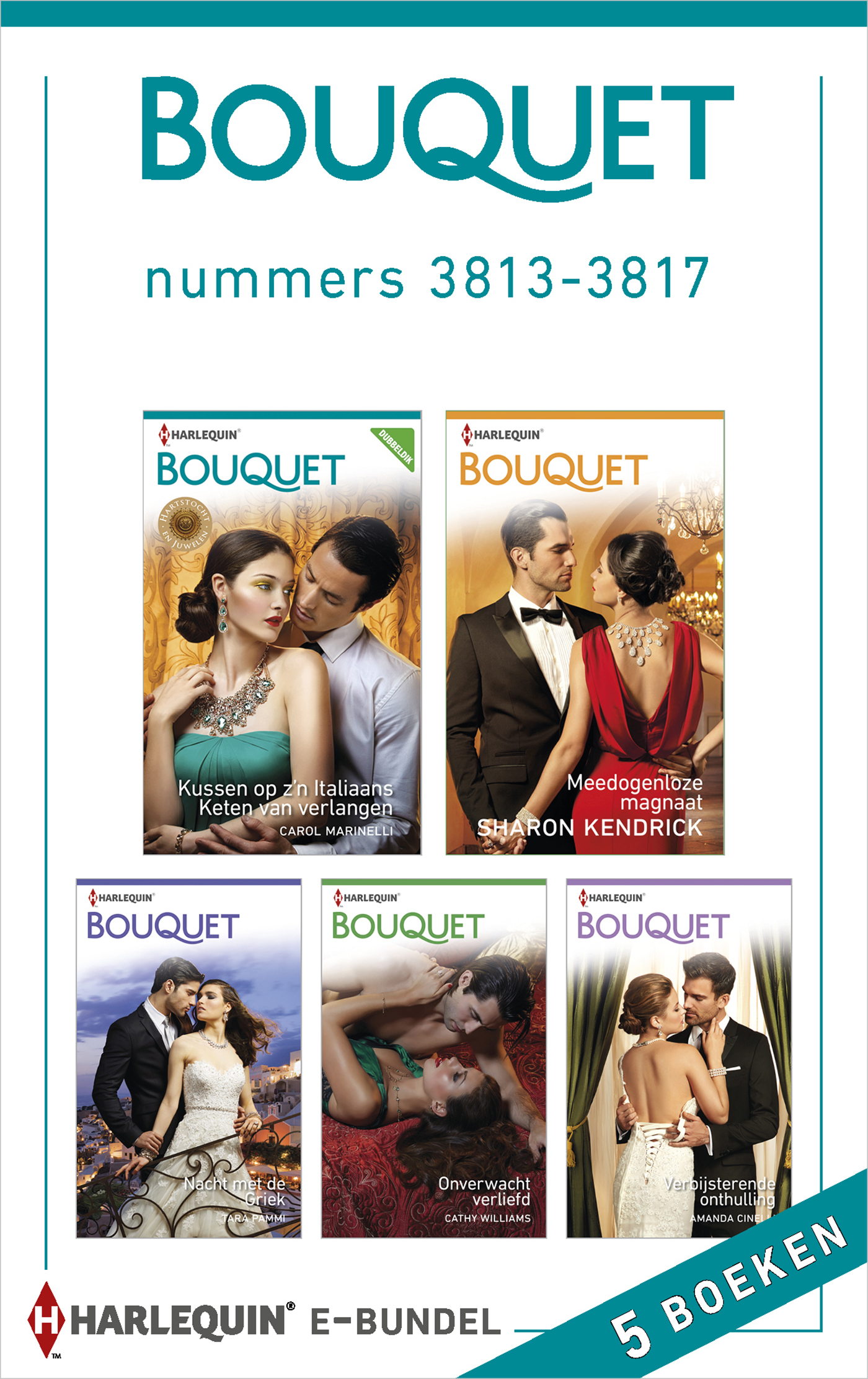 Bouquet e-bundel nummers 3813 - 3817 (5-in-1) (Ebook)