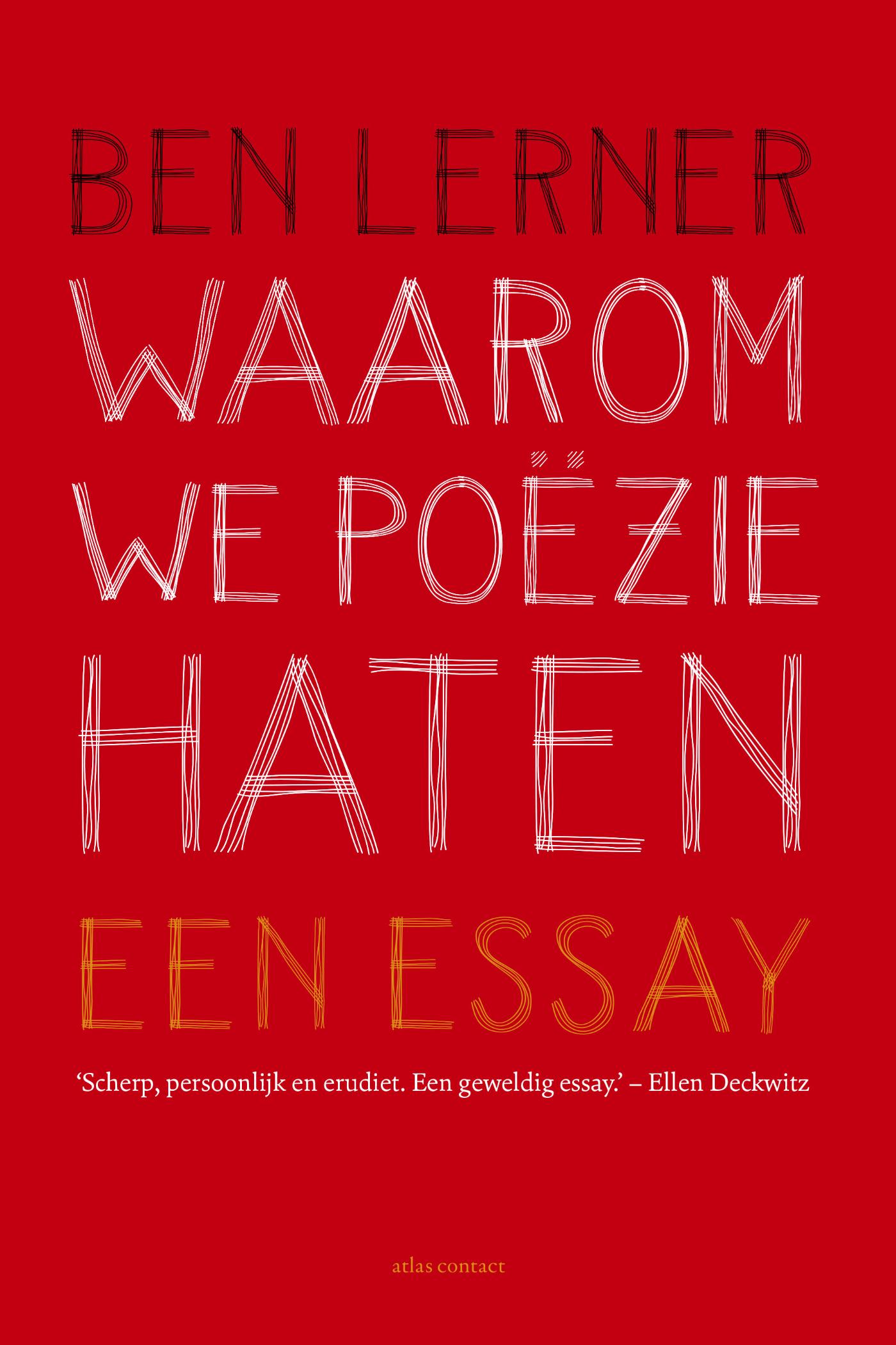 Waarom we poëzie haten (Ebook)