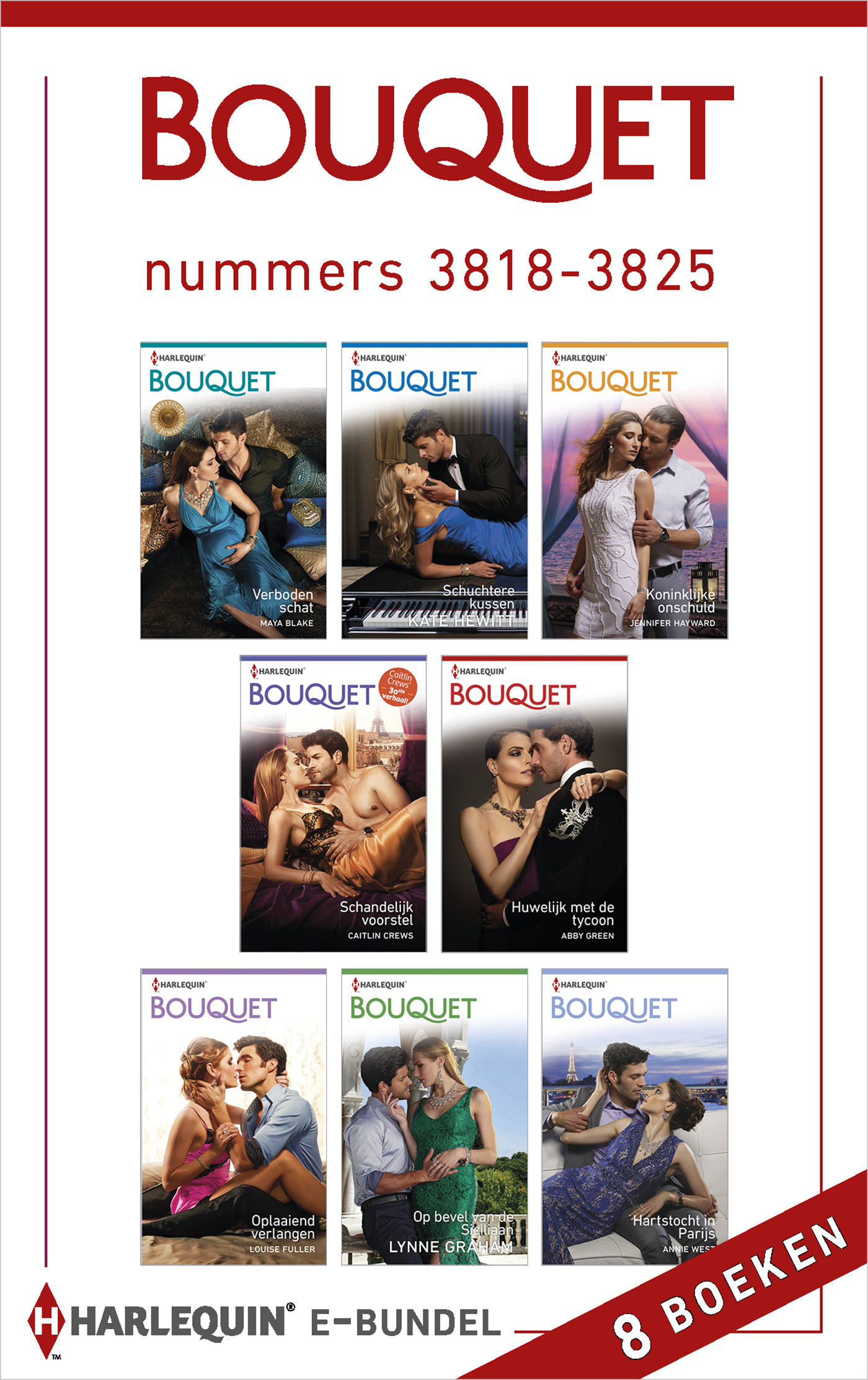 Bouquet e-bundel nummers 3818 - 3825 (8-in-1) (Ebook)