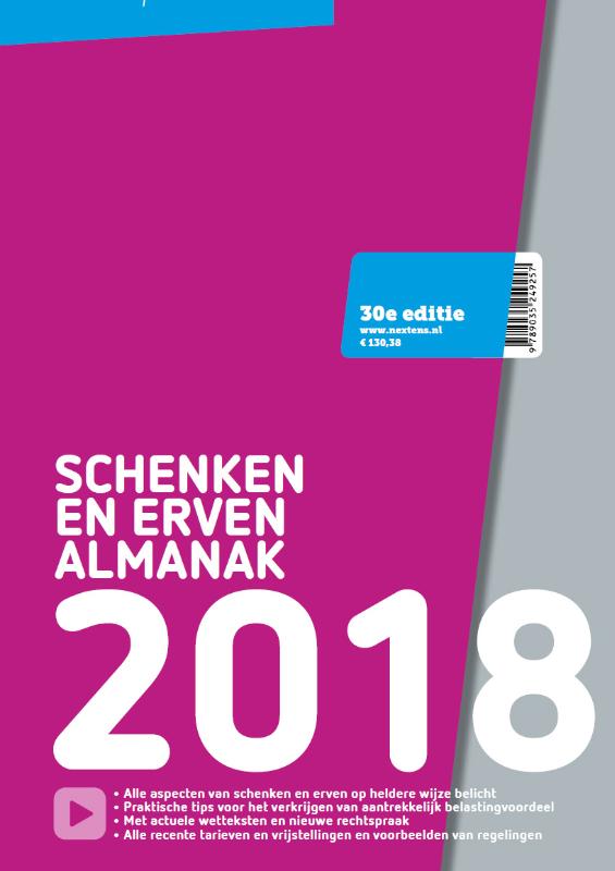 Nextens Schenken en Erven Almanak 2018