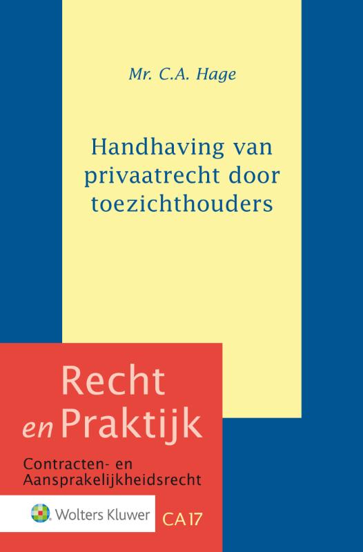 Handhaving van privaatrecht door toezichthouders