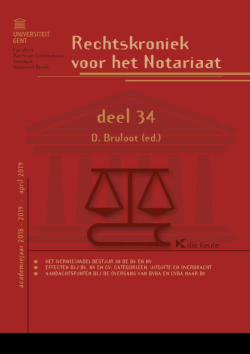 Rechtskroniek voor het Notariaat deel 34