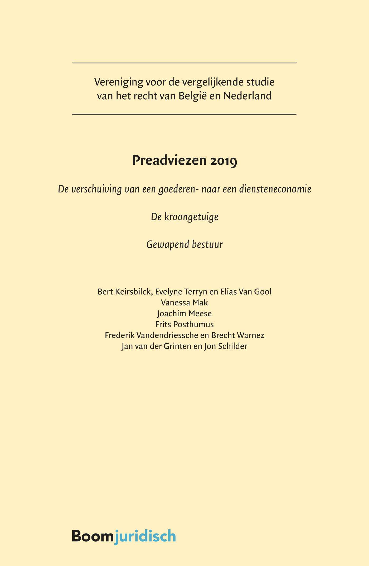 Preadviezen 2019 (Ebook)