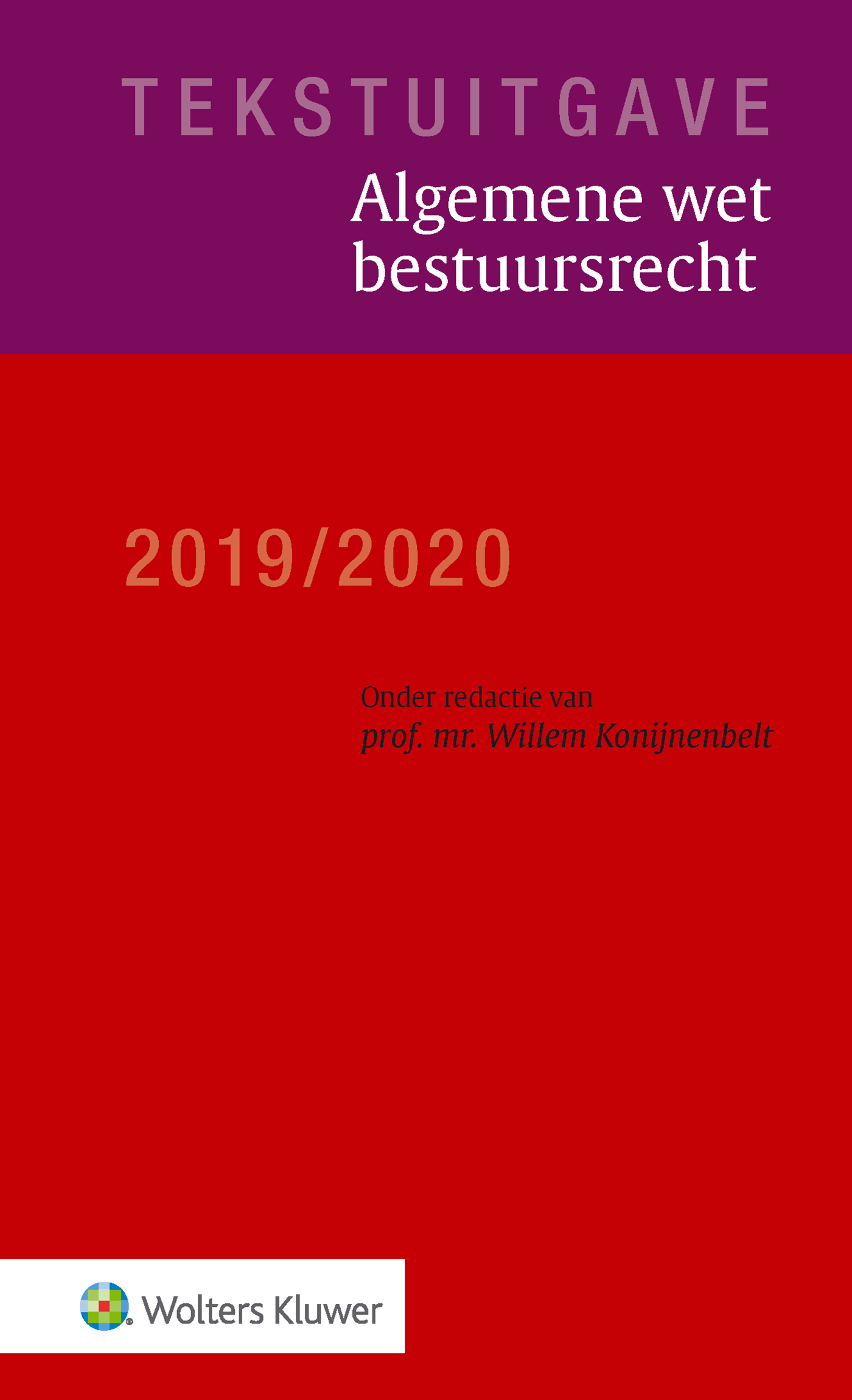 Algemene wet bestuursrecht / 2019/2020 (Ebook)