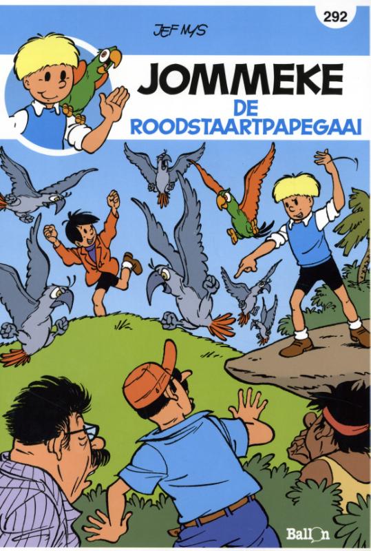 De roodstaartpapegaai