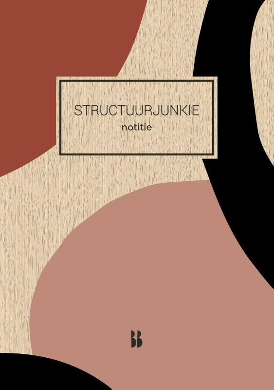 Structuurjunkie notitieboek (oudroze)