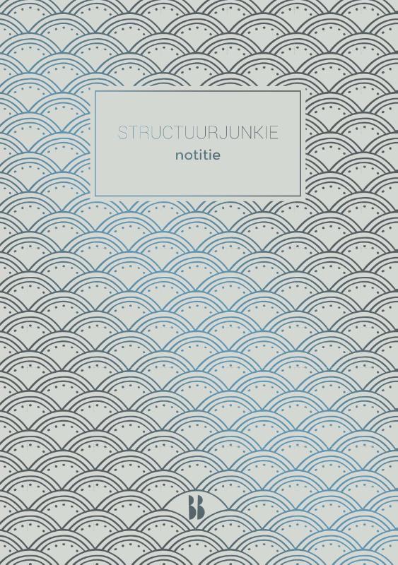 Structuurjunkie notitieboek (grijs)