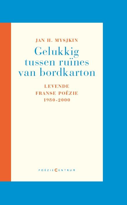 Gelukkig tussen ruines van bordkarton