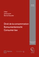 Droit de la consommation - Konsumentenrecht - Consumer law