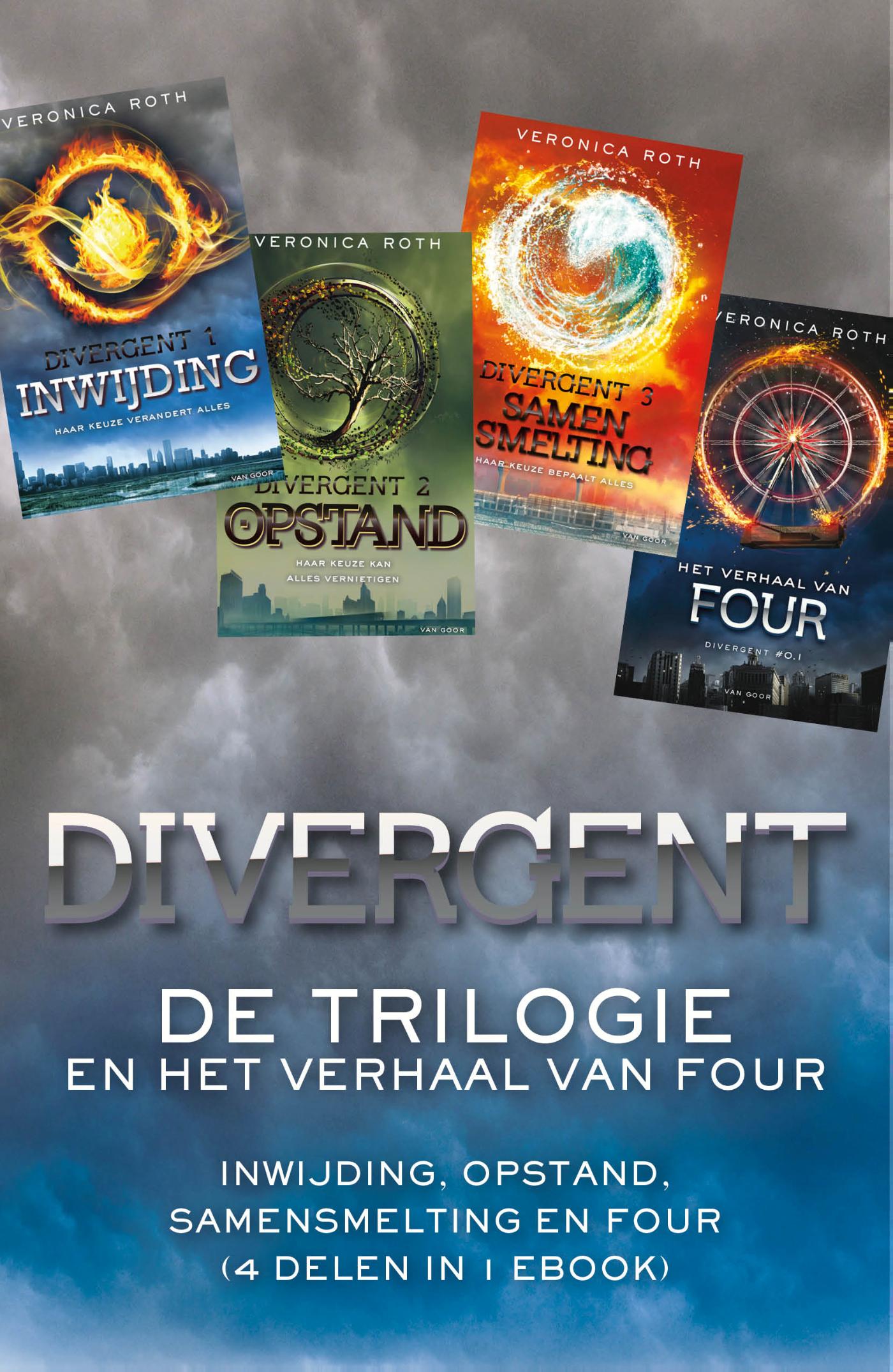 Divergent, de trilogie en het verhaal van Four (Ebook)