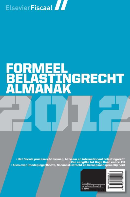 Formeel Belastingrecht Almanak e-boek 2012 (Ebook)