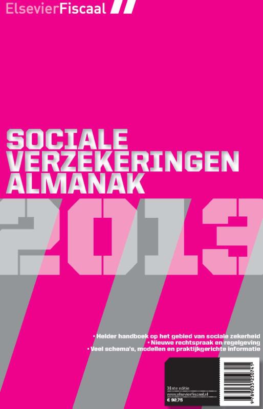 Elsevier sociale verzekering almanak / 2013 (Ebook)