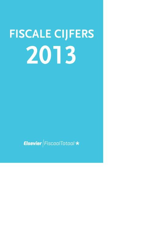 Fiscale cijfers 2013 (Ebook)
